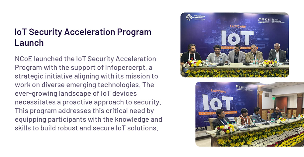 Recent Initiative - IoT Security Acceleration Program Launch